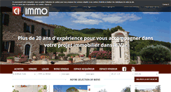 Desktop Screenshot of ci-immo.com